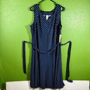 PerSeption Polka Dot Dress - 2X - XXL - NWT